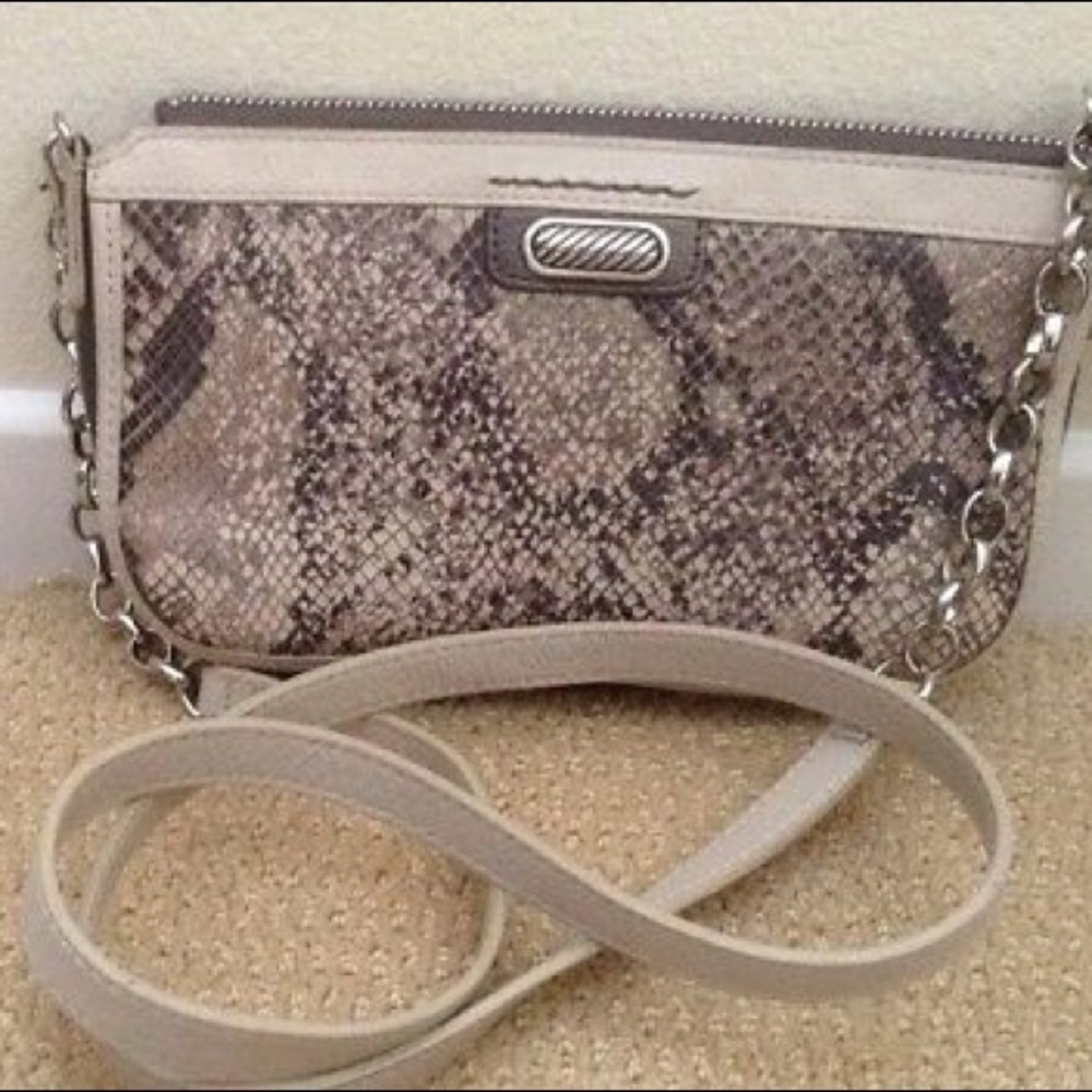 Brighton Snakeskin Amalfi Pouch Crossbody Bag - Picture 2 of 7